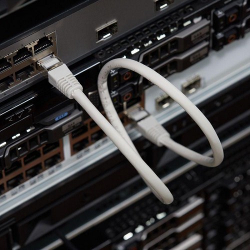 Патч-корд F/UTP кат.5e RJ45-RJ45 LSZH экранир. 0.5м сер. Rexant 18-8001-1