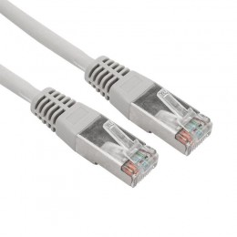Патч-корд F/UTP кат.5e RJ45-RJ45 LSZH экранир. 1.5м сер. Rexant 18-8004-1