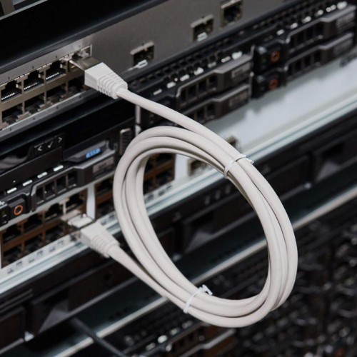 Патч-корд F/UTP кат.5e RJ45-RJ45 LSZH экранир. 1.5м сер. Rexant 18-8004-1