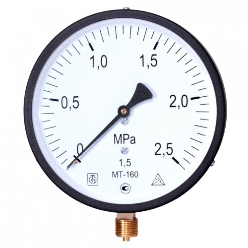 Манометр радиальный МТ-160 1,6 МПа (трубная резьба - G½")