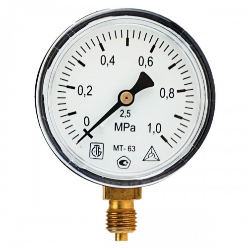 Манометр радиальный МТ-63 1,0МПа (трубная резьба - G¼")