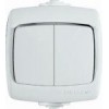 Выключатель 2-кл. ОП Рондо 6А IP44 250В бел. SchE VA56-225B-BI