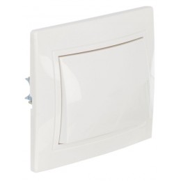 Выключатель 1-кл. СП Кварта 10А IP20 ВС10-1-0-КБ бел. GENERICA EVK10-K01-10-DM