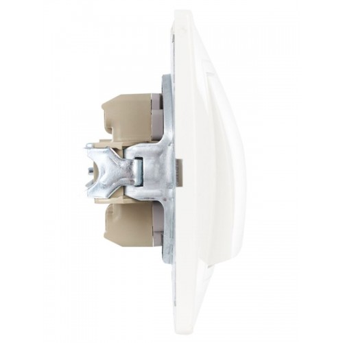 Выключатель 1-кл. СП Кварта 10А IP20 ВС10-1-0-КБ бел. GENERICA EVK10-K01-10-DM