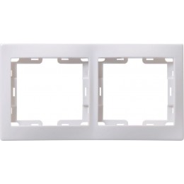 Рамка 2-м Кварта РГ-2-КБ горизонт. бел. GENERICA EMK20-K01-DM