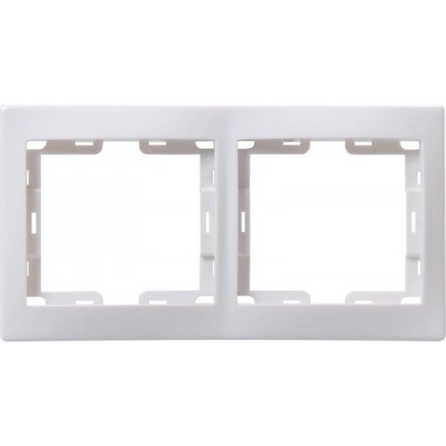 Рамка 2-м Кварта РГ-2-КБ горизонт. бел. GENERICA EMK20-K01-DM