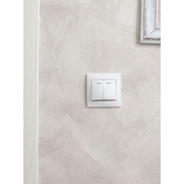 Выключатель 2-кл. СП Кварта 10А IP20 ВС10-2-1-КБ с индикацией бел. GENERICA EVK21-K01-10-DM