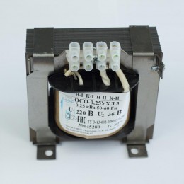 Трансформатор ОСО-0.4-09 220/12-24-36-42-110В УХЛ3 Кострома ОС0000036882