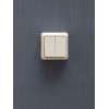 Выключатель 2-кл. ОП Октава 10А IP20 ВС20-2-0-ОКм крем. GENERICA EVO20-K33-10-DC