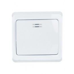 Выключатель 1-кл. СП Вега 10А IP20 ВС10-1-1-ВБ с индикацией бел. GENERICA EVV11-K01-10-DM