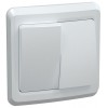 Выключатель 2-кл. СП Вега 10А IP20 ВС10-2-0-ВБ бел. GENERICA EVV20-K01-10-DM
