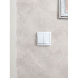 Выключатель 2-кл. СП Вега 10А IP20 ВС10-2-0-ВБ бел. GENERICA EVV20-K01-10-DM