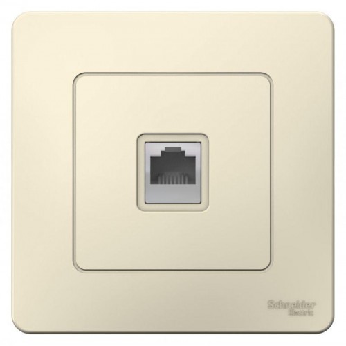 Розетка телефонная 1-м СП Blanca RJ11 молочн. SE BLNIS011002