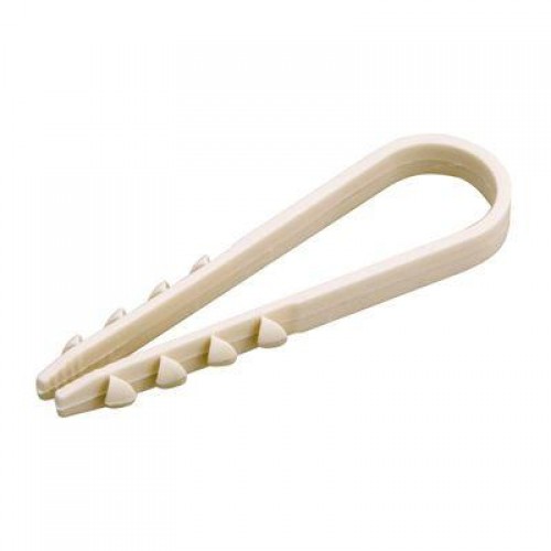 Дюбель-хомут 19-25 для круглого кабеля бел. (уп.100шт) PROCONNECT 07-4503-2