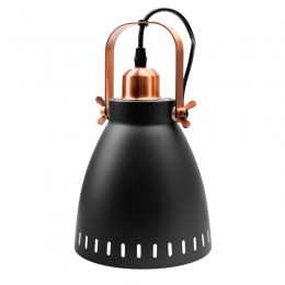 Светильник PL-428S-1 С62 подвес. New York 1х E27 40Вт 230В черн.+медь Camelion 13075