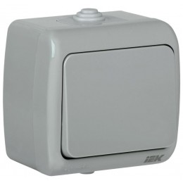 Выключатель 1-кл. 1п ОП AQUATIC ВС-20-1-0-А 10А IP54 GENERICA EVA10-K03-10-54