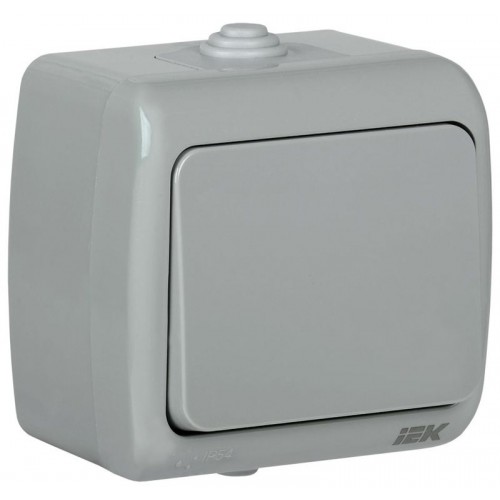 Выключатель 1-кл. 1п ОП AQUATIC ВС-20-1-0-А 10А IP54 GENERICA EVA10-K03-10-54