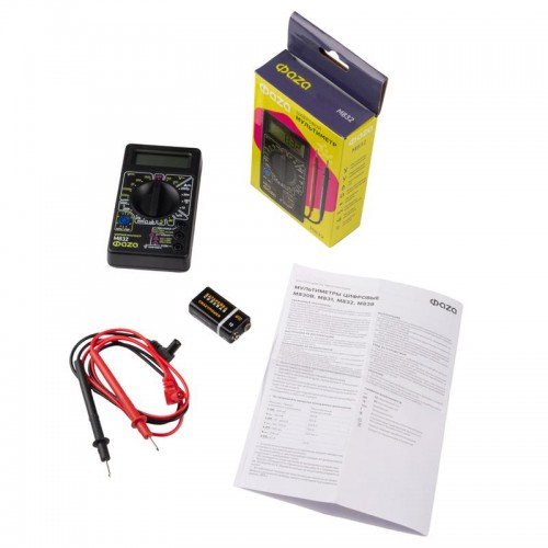 Мультиметр цифровой M832 ФАZА 5000414