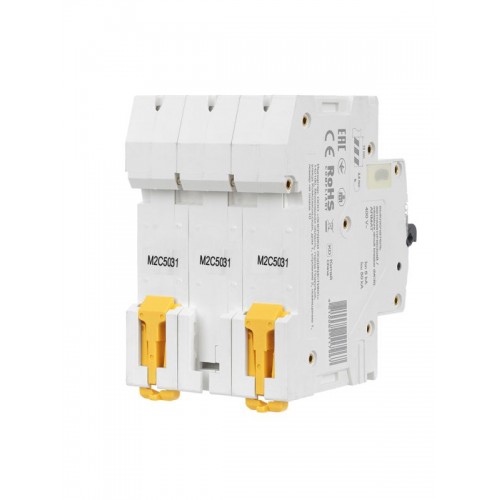 Выключатель автоматический модульный 3п C 50А M10N ARMAT IEK AR-M10N-3-C050