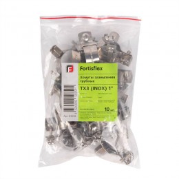Хомут трубный заземления ТХЗ (INOX) 1/2дюйм Fortisflex 83236