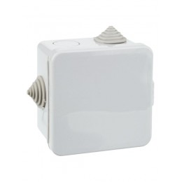 Коробка распаячная ОП 80х80х50 IP54 КМ41238 откид. крышка 7 вводов (7035) IEK UKO31-080-080-050-K03-54