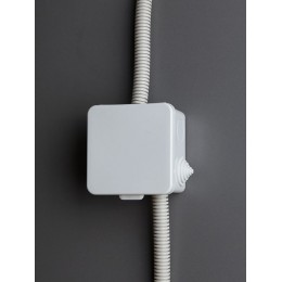 Коробка распаячная ОП 80х80х50 IP54 КМ41238 откид. крышка 7 вводов (7035) IEK UKO31-080-080-050-K03-54