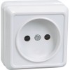 Розетка 1-м ОП Октава 10А IP20 без заземл. бел. GENERICA ERO10-K01-10-DC