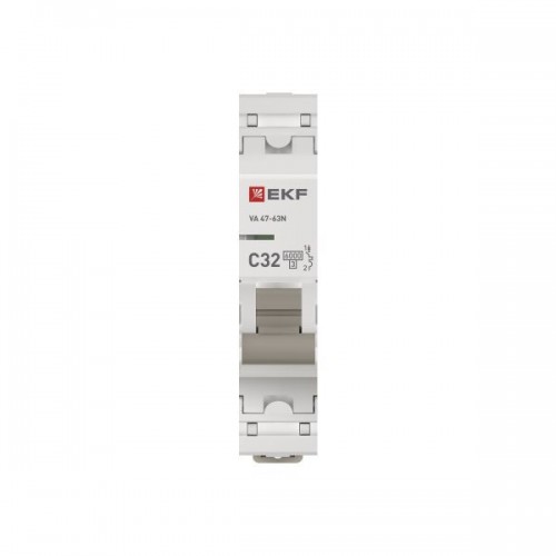 Выключатель автоматический модульный 1п C 32А 6кА ВА 47-63N PROxima EKF M636132C