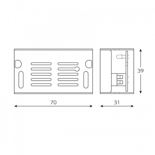 Блок питания для светодиодной ленты Basic 15Вт 12В IP20 (драйвер) GAUSS BT500