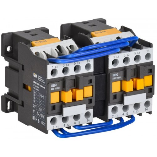 Контактор КМИ-11830 реверс 18А 400В/АС3 2НО KARAT IEK KKM13-018-400-20-1