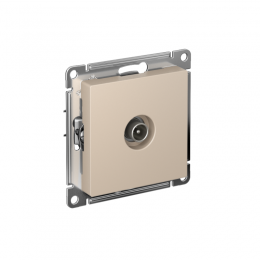 Розетка телевизионная проходная TV AtlasDesign 4дБ механизм песочн. SE ATN001292