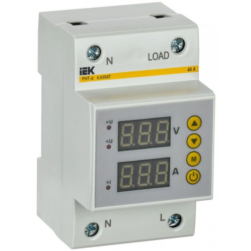 Реле напряжения и тока РНТ-д 1ф 54мм 40А KARAT IEK IVC31-1-40