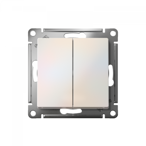 Выключатель 2-кл. AtlasDesign (сх. 2) 10А с самовозвратом механизм жемчуж. SE ATN000417