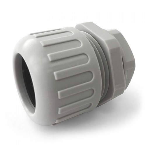 Муфта вводная усиленная ВМУ-ГТ-16 (М16) IP68 d16мм для гофрированной трубы сер. Промрукав PR08.3753