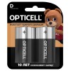 Элемент питания алкалиновый D/LR20 1.5В (блист. 2шт) Basic Opticell 5051005/6051005