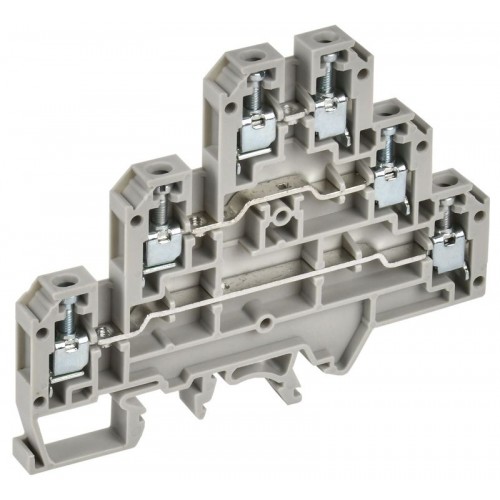 Колодка клеммная CTS-ML ARMAFIX 3 ур. 2.5кв.мм сер. IEK YCT13-00-3-K03-002