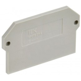 Заглушка для CTS-DT ARMAFIX 4кв.мм сер. IEK YCT15-04-K03-004-ZGL