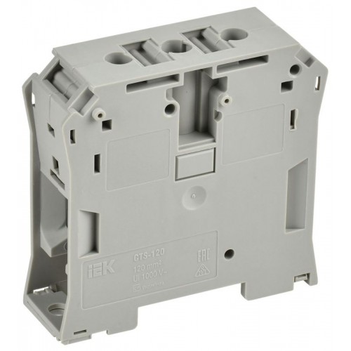 Колодка клеммная CTS ARMAFIX 120кв.мм сер. IEK YCT10-00-K03-120