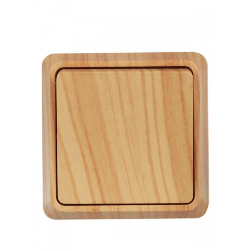 Выключатель 1-кл. ОП Октава 10А IP20 ВС20-1-0-ОС сосна GENERICA EVO10-K03-10-DC