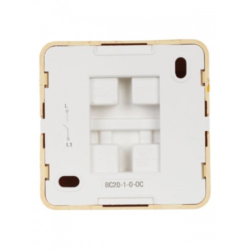 Выключатель 1-кл. ОП Октава 10А IP20 ВС20-1-0-ОС сосна GENERICA EVO10-K03-10-DC