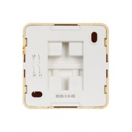 Выключатель 2-кл. ОП Октава 10А IP20 ВС20-2-0-ОС сосна GENERICA EVO20-K03-10-DC