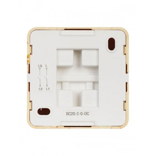 Выключатель 2-кл. ОП Октава 10А IP20 ВС20-2-0-ОС сосна GENERICA EVO20-K03-10-DC