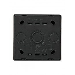 Выключатель 2-кл. ОП LETO с индикацией черн. бархат LEZARD 752-4200-112