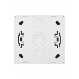 Розетка 1-м ОП LETO без заземл. ПБТ бел. LEZARD 752-0200-121B