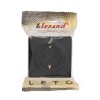 Розетка 1-м ОП LETO с заземл. ПБТ черн. бархат LEZARD 752-4200-122B