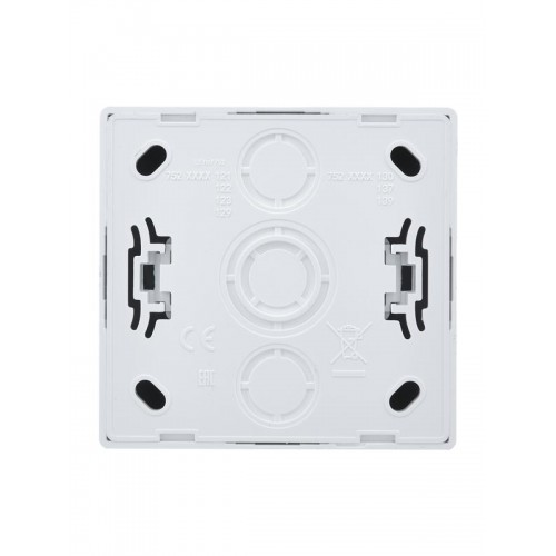 Розетка 1-м ОП LETO с заземл. ПБТ бел. LEZARD 752-0200-122B