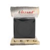 Розетка 1-м ОП LETO с заземл. с крышкой LETO ПБТ черн. бархат LEZARD 752-4200-123B