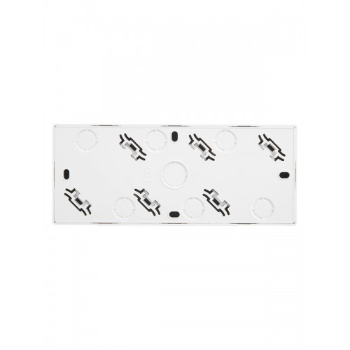 Розетка 3-м ОП LETO с заземл. закрытый корпус ПБТ бел. LEZARD 752-0200-127BUP