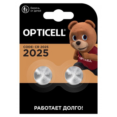 Элемент питания литиевый CR2025 (блист. 2шт) Specialty Opticell 5060004/6060004