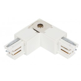 Муфта Г-образная универс. RS 3C TRACK LCU WH 66х66мм бел. Русский Свет 19131021046